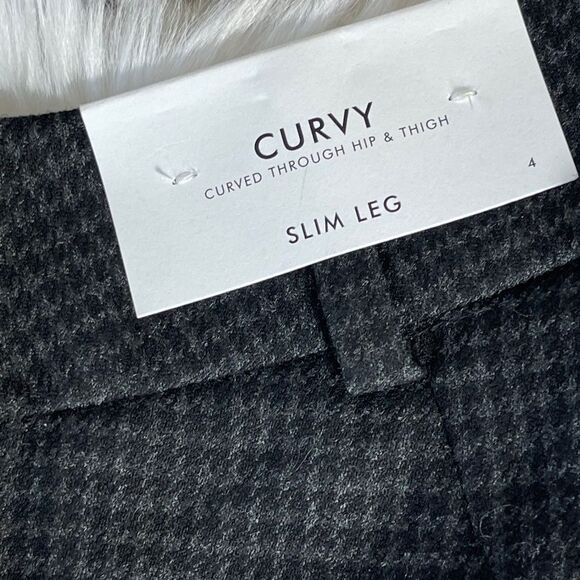 Ann Taylor Factory Black Curvy Trousers NWT Sz 4 - Picture 3 of 9